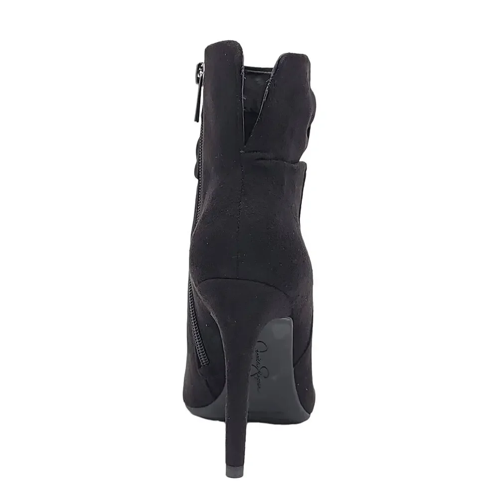 Jessica Simpson Women Stiletto Heel Ankle Booties Lerona Size US 5M Black
